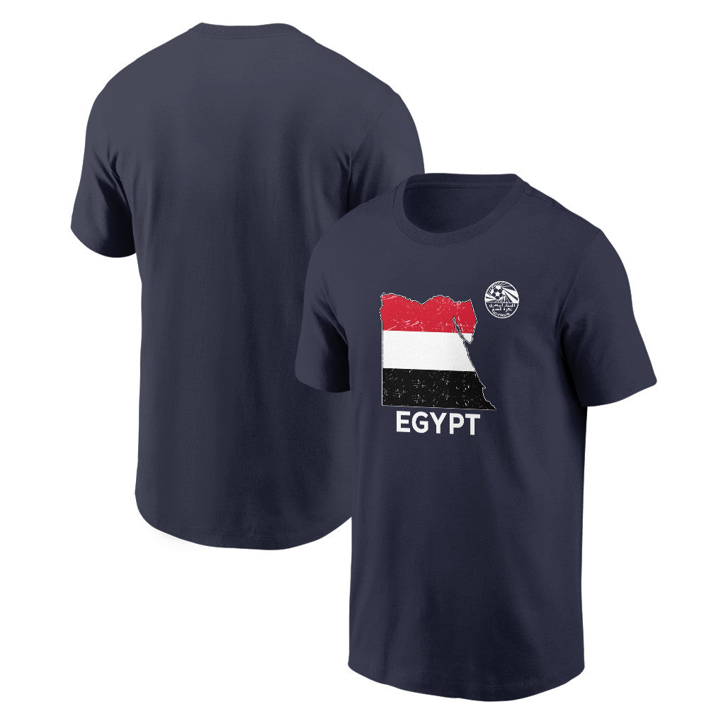 Egypt Soccer Pride World Cup 2026 T-shirt - Distressed Map Graphic