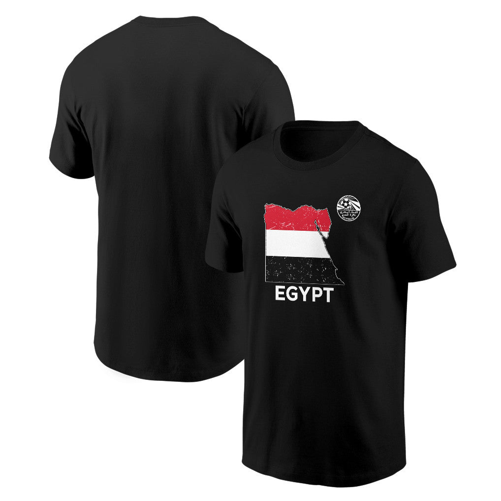 Egypt Soccer Pride World Cup 2026 T-shirt - Distressed Map Graphic