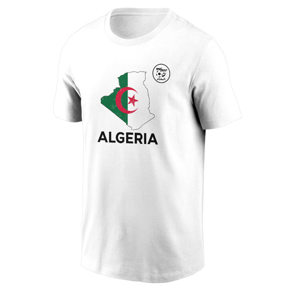 Algeria Soccer Pride World Cup 2026 T-shirt - Distressed Map Graphic