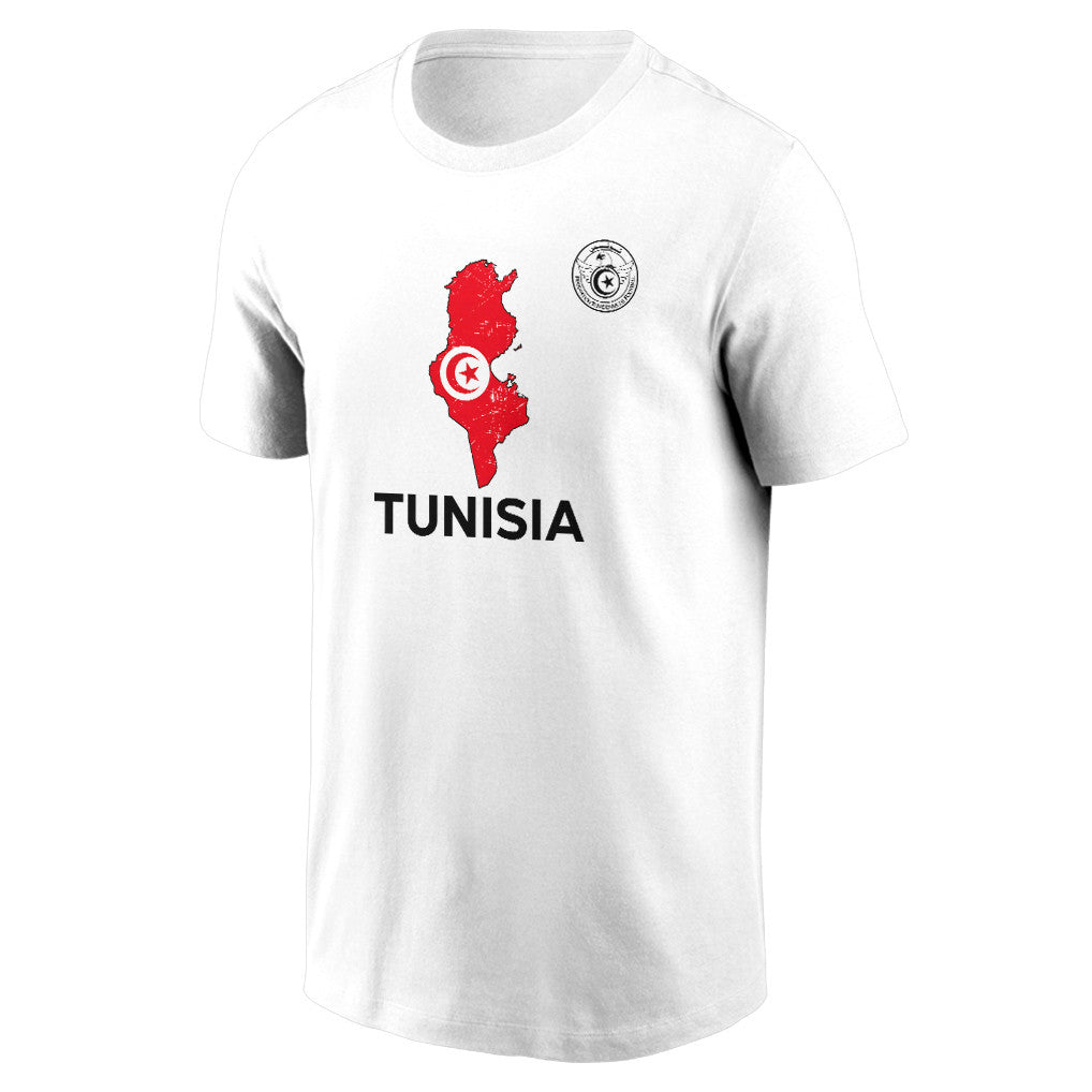 Tunisia Soccer Pride World Cup 2026 T-shirt - Distressed Map Graphic