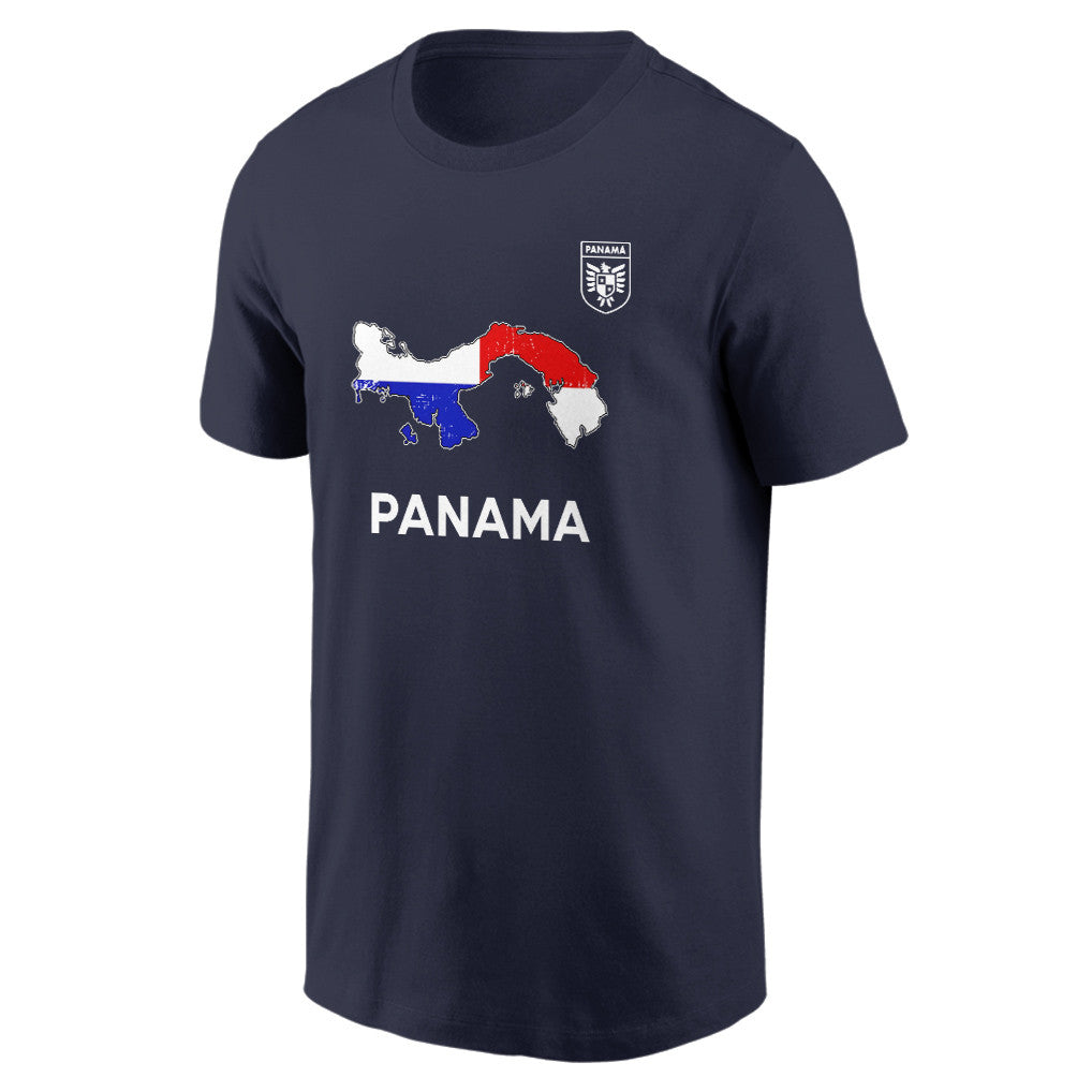 Panama Soccer Pride World Cup 2026 T-shirt - Distressed Map Graphic