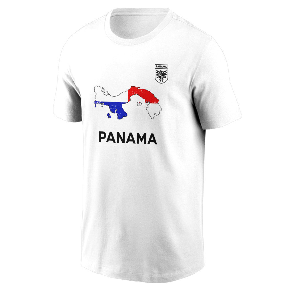 Panama Soccer Pride World Cup 2026 T-shirt - Distressed Map Graphic