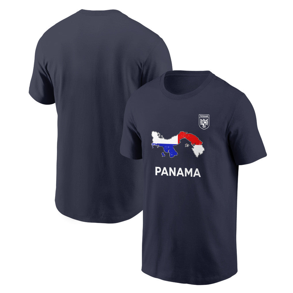 Panama Soccer Pride World Cup 2026 T-shirt - Distressed Map Graphic
