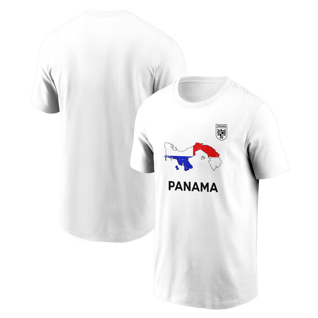 Panama Soccer Pride World Cup 2026 T-shirt - Distressed Map Graphic