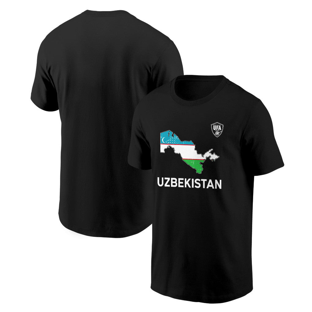 Uzbekistan Soccer Pride World Cup 2026 T-shirt - Distressed Map Graphic