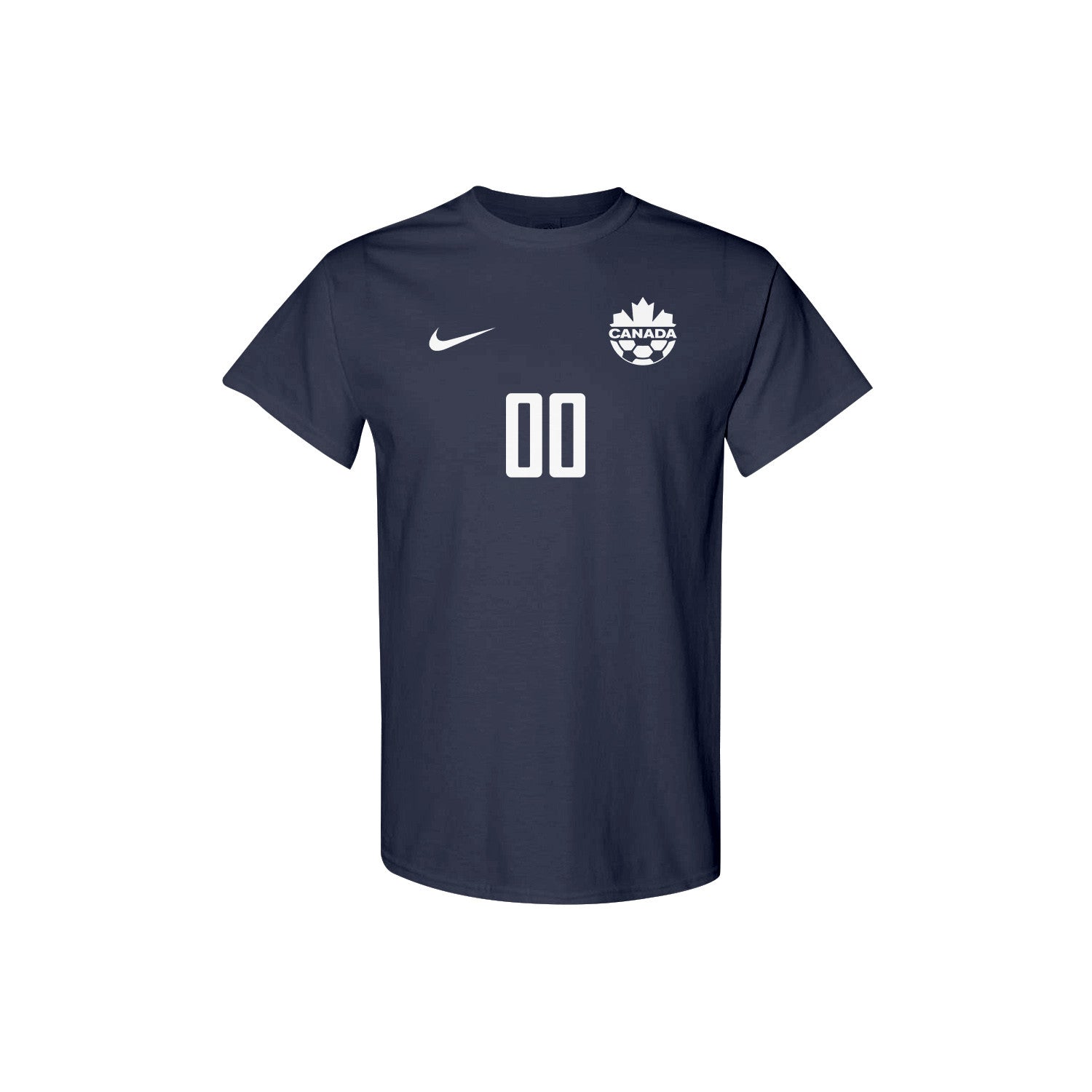 Canada Jersey Style Tee for World Cup 2026 - Personalized Soccer Fan T-Shirt