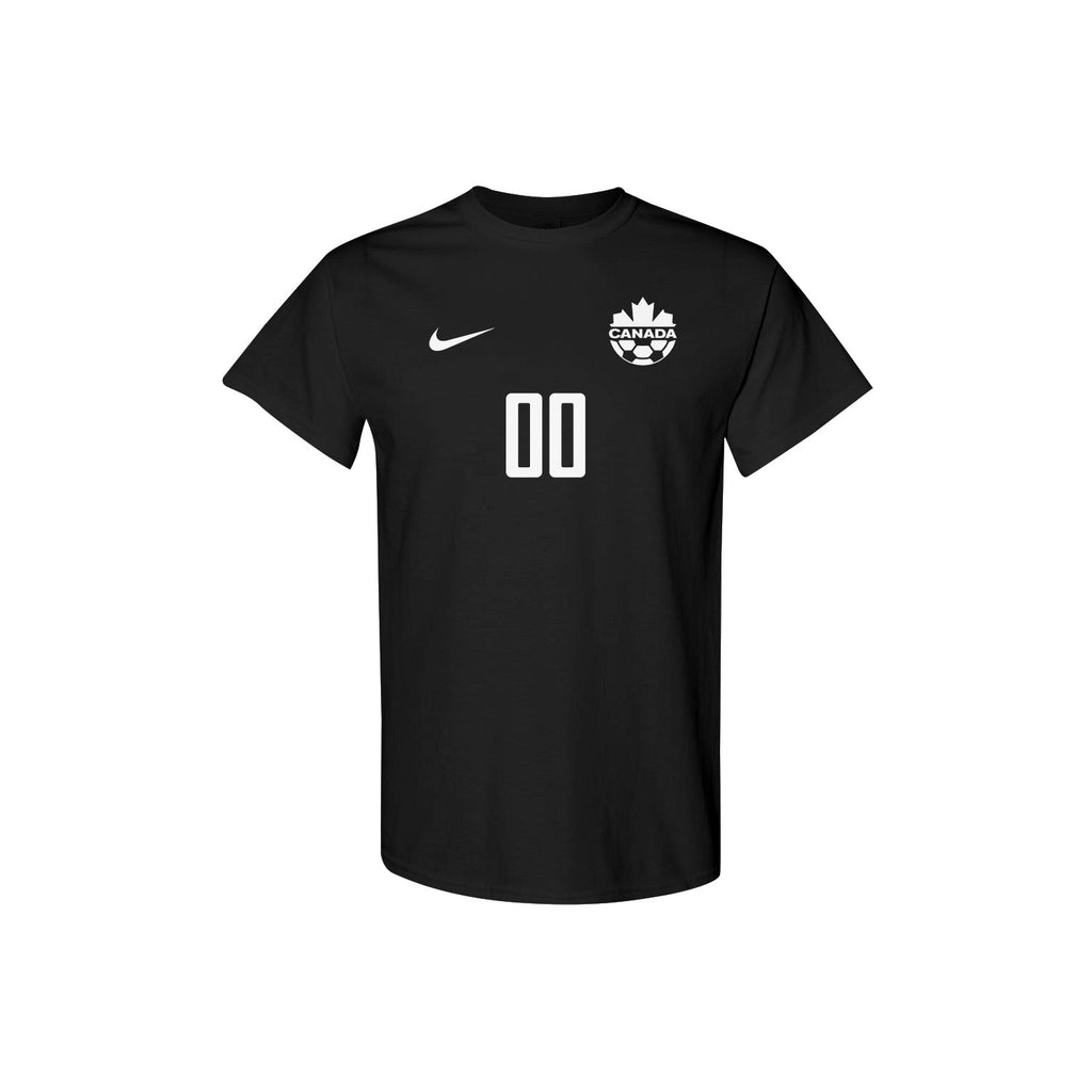 Canada Jersey Style Tee for World Cup 2026 - Personalized Soccer Fan T-Shirt