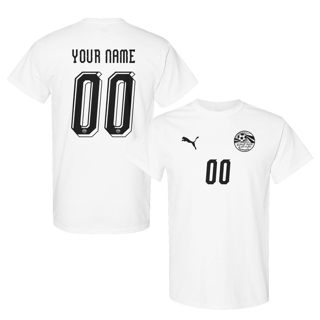 Egypt Jersey Style Tee for World Cup 2026 - Personalized Soccer Fan T-Shirt