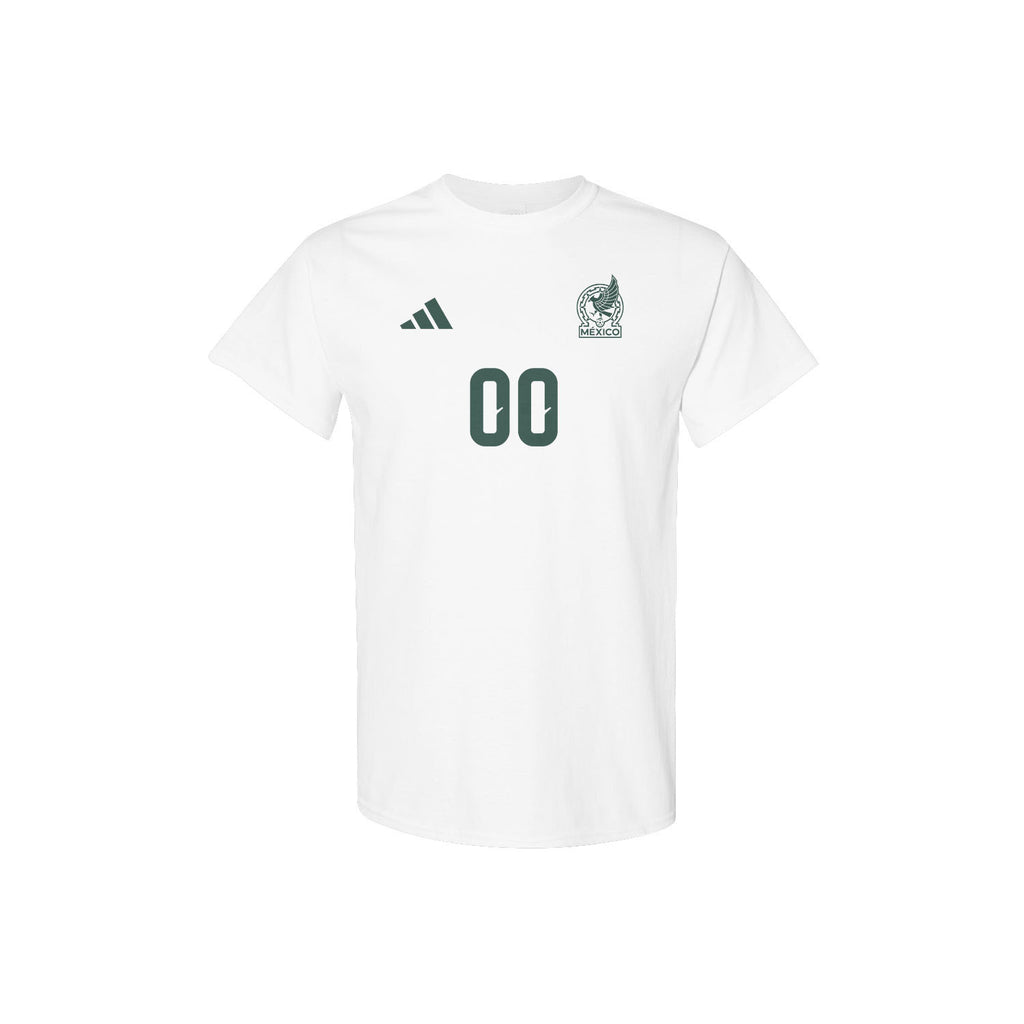 Mexico Jersey Style Tee for World Cup 2026 - Personalized Soccer Fan T-Shirt