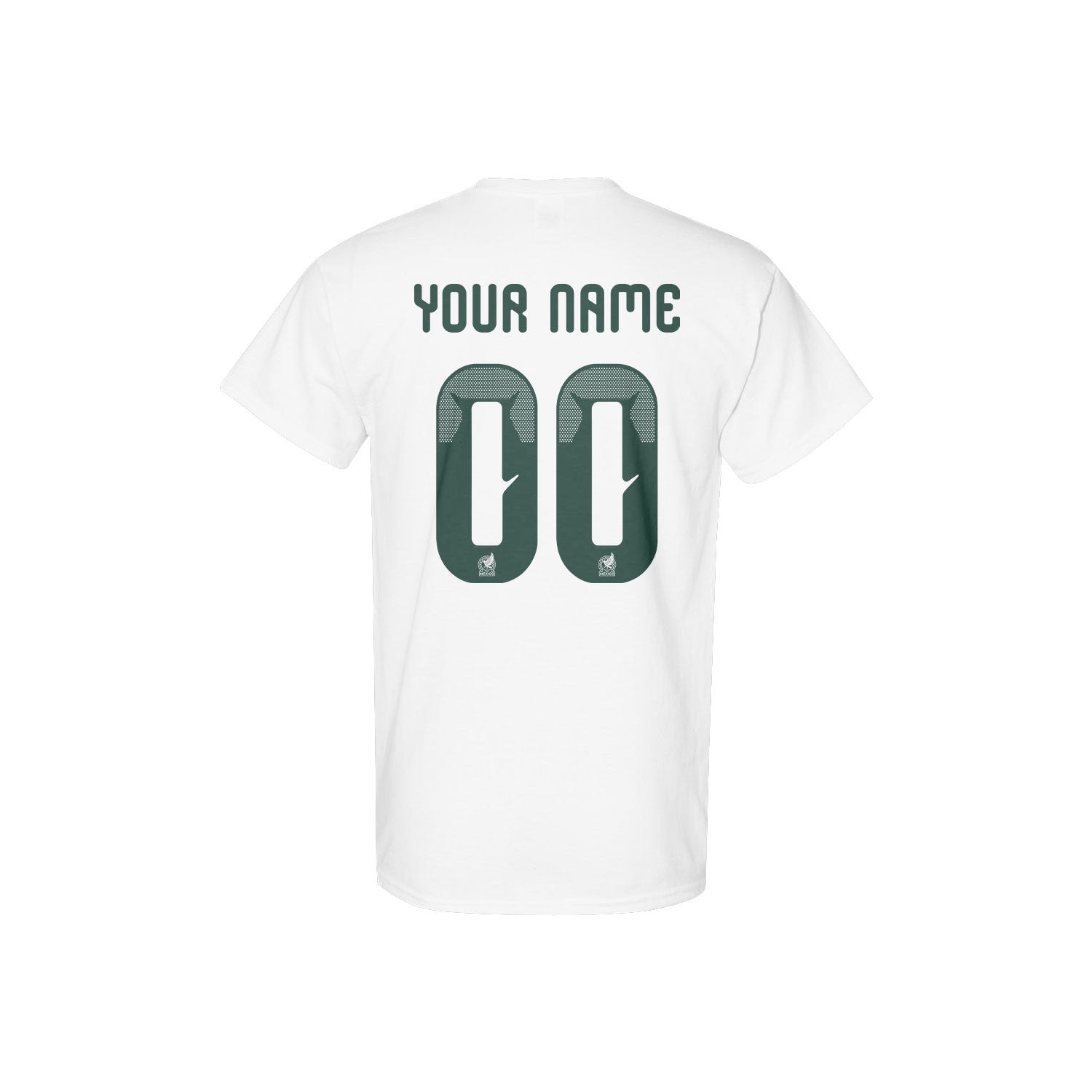 Mexico Jersey Style Tee for World Cup 2026 - Personalized Soccer Fan T-Shirt