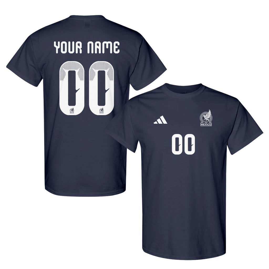 Mexico Jersey Style Tee for World Cup 2026 - Personalized Soccer Fan T-Shirt