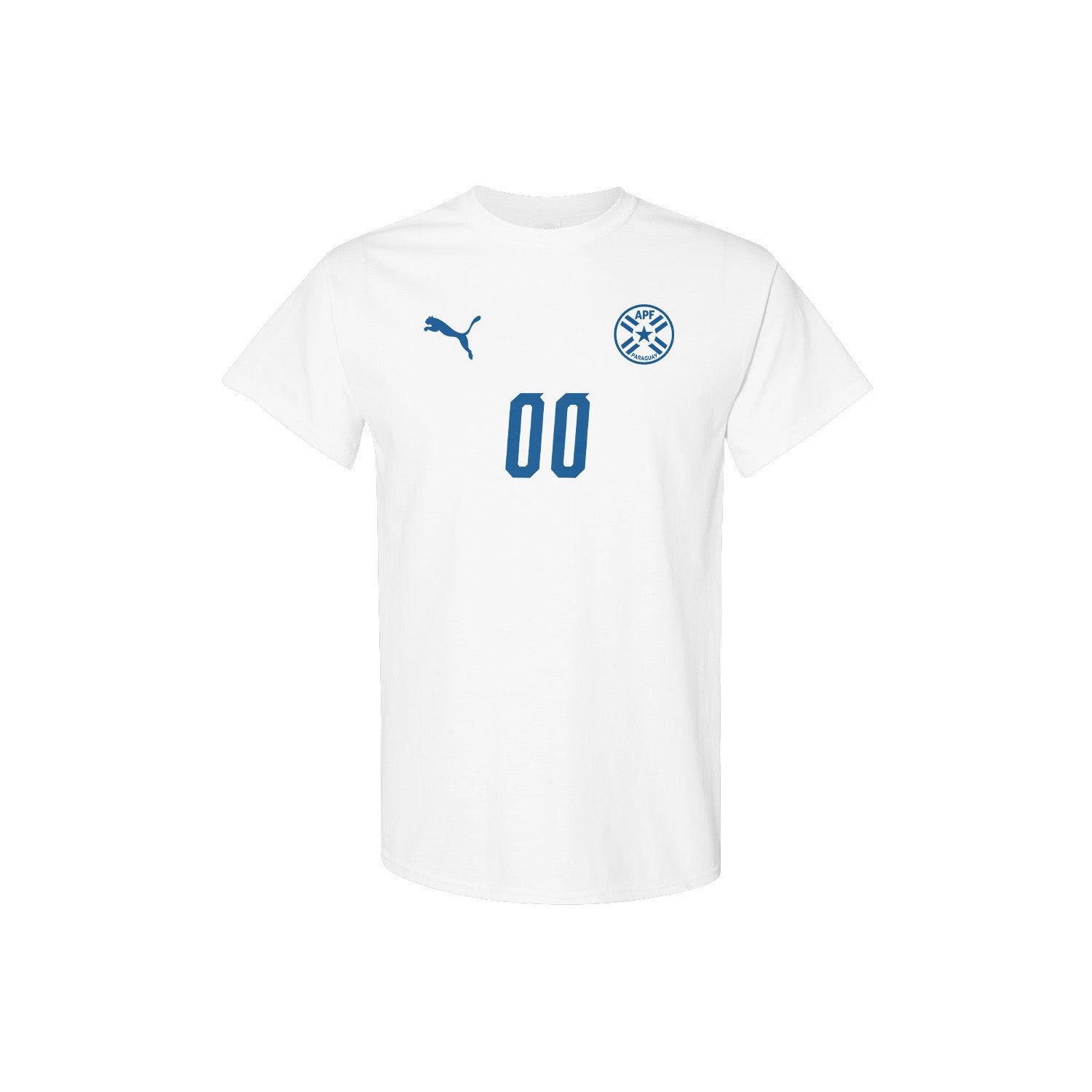 Paraguay Jersey Style Tee for World Cup 2026 - Personalized Soccer Fan T-Shirt