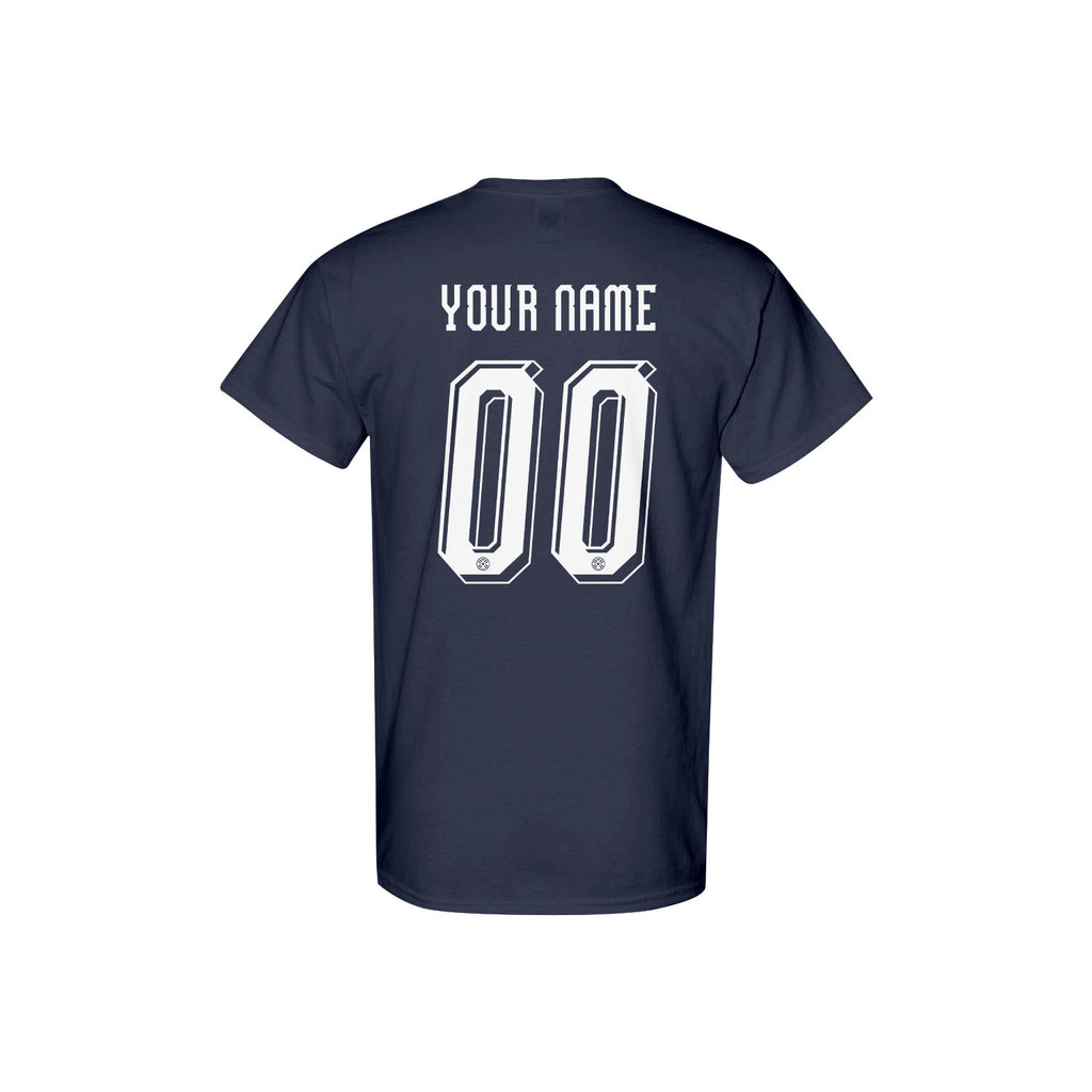 Paraguay Jersey Style Tee for World Cup 2026 - Personalized Soccer Fan T-Shirt