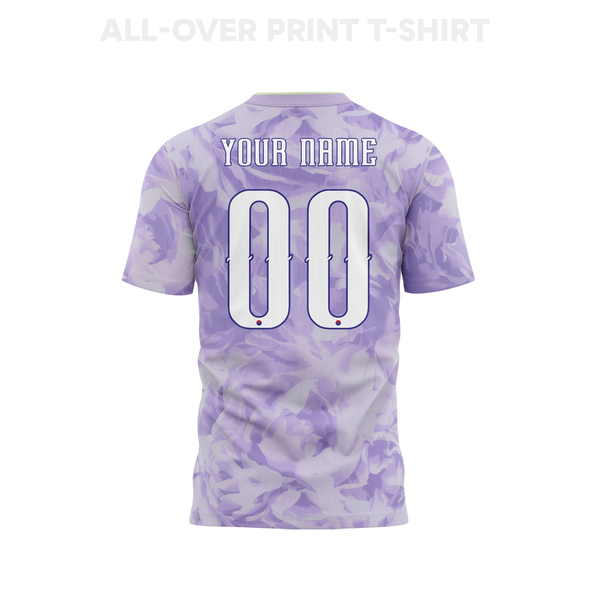 South Korea 2026 Youth Away 3D T-shirt Fully Printed – Personalized – Purple