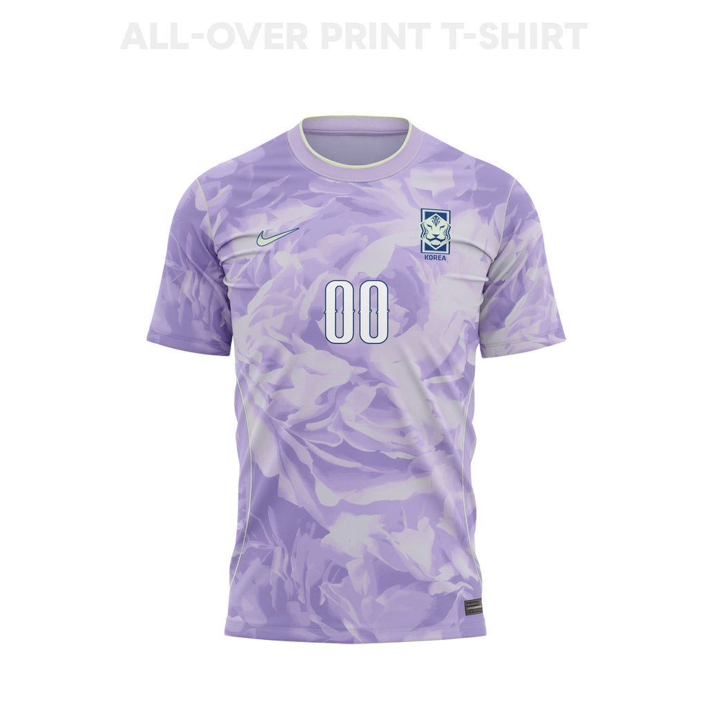 South Korea 2026 Youth Away 3D T-shirt Fully Printed – Personalized – Purple