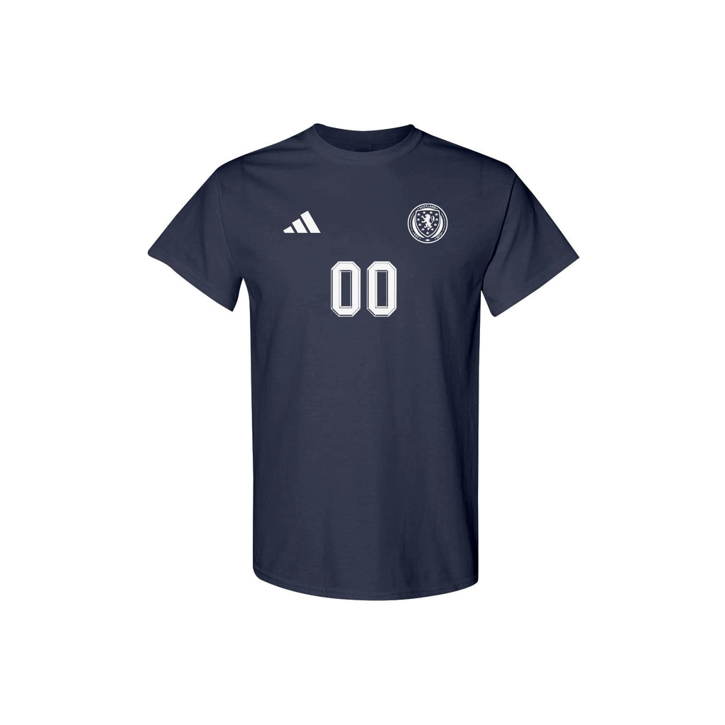 Scotland Jersey Style Tee for World Cup 2026 - Personalized Soccer Fan T-Shirt