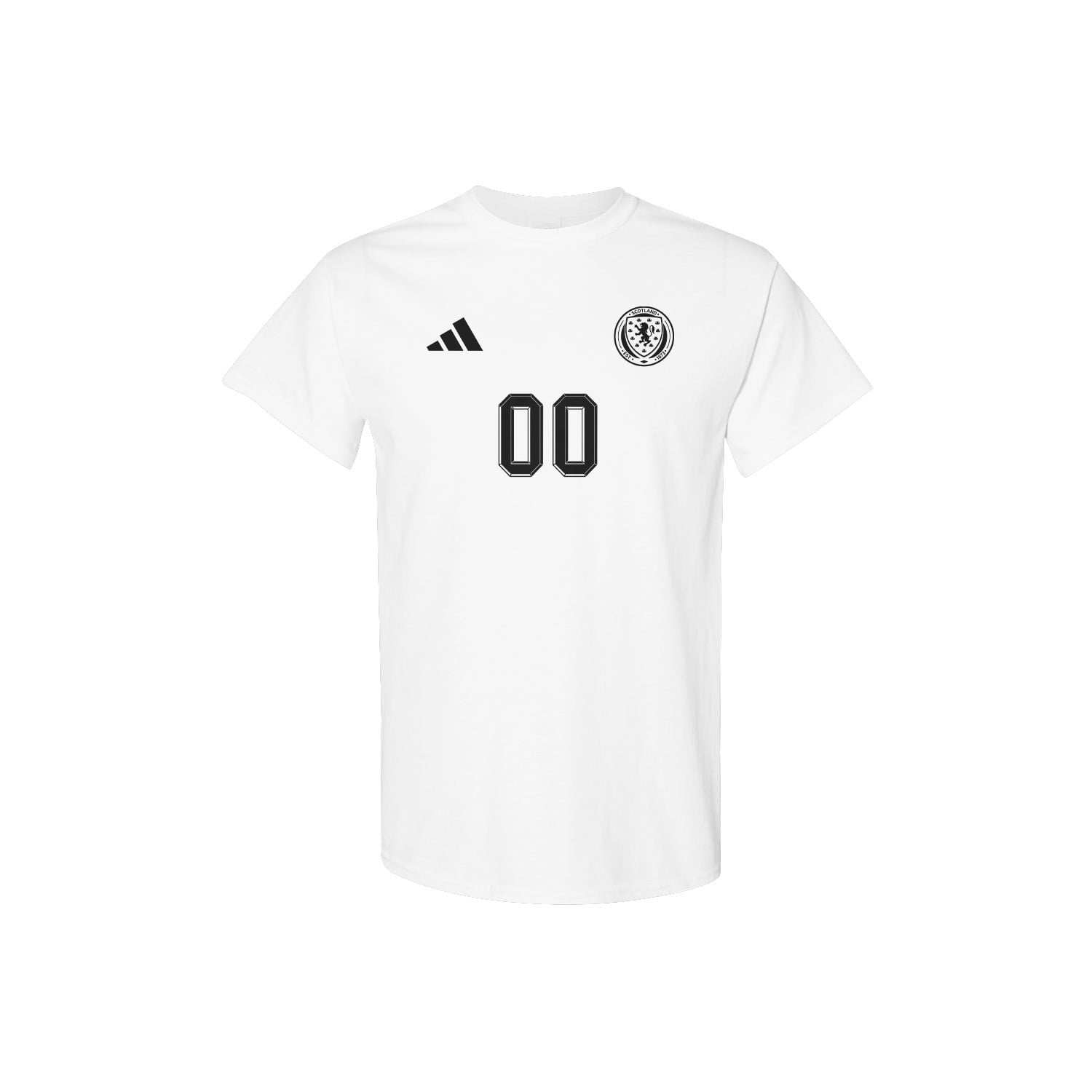 Scotland Jersey Style Tee for World Cup 2026 - Personalized Soccer Fan T-Shirt