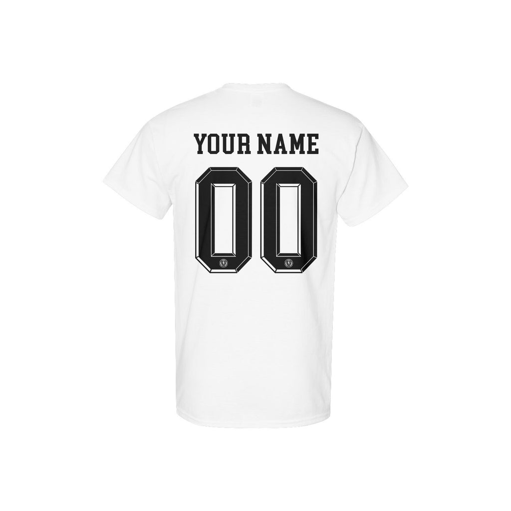 Scotland Jersey Style Tee for World Cup 2026 - Personalized Soccer Fan T-Shirt