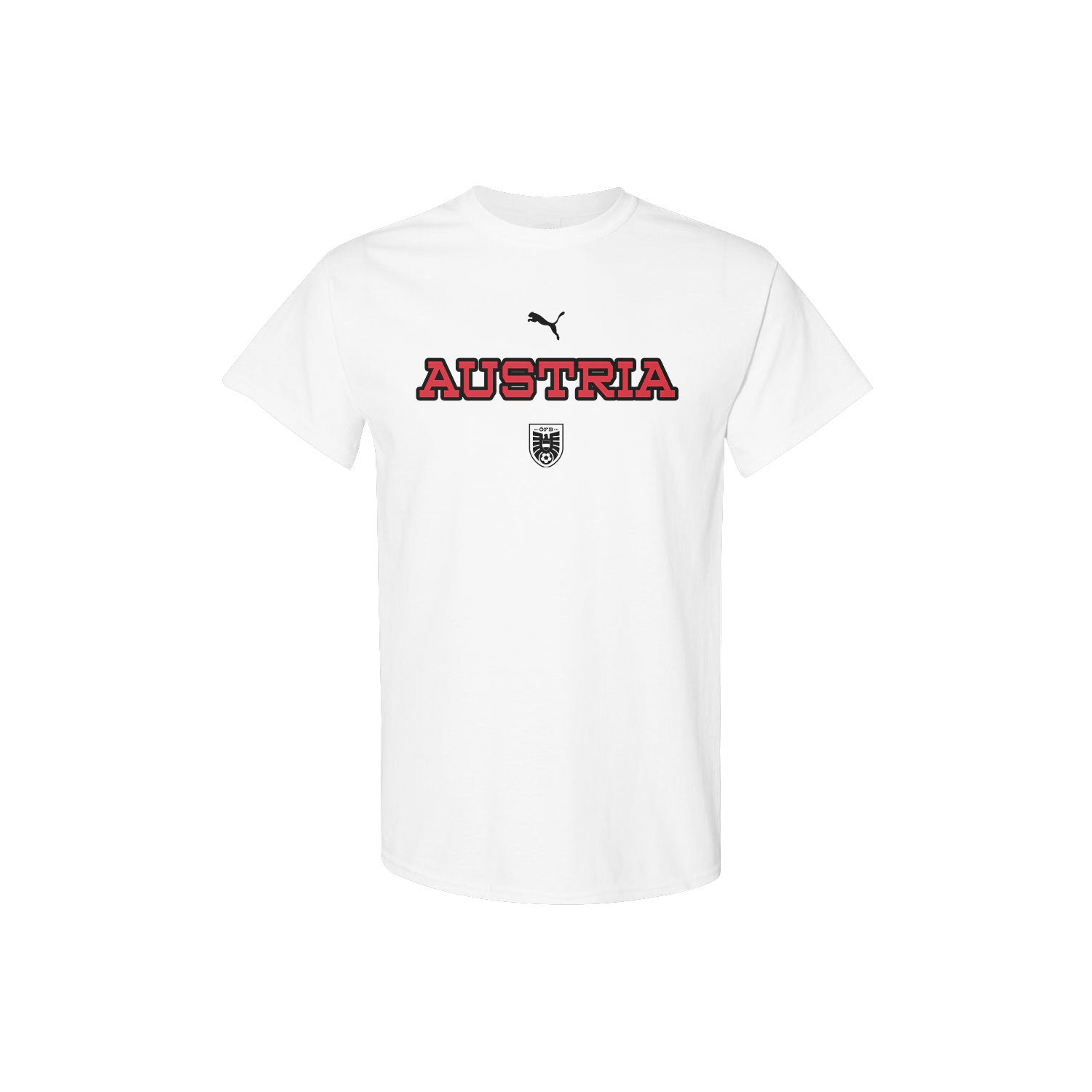 Austria National Team Inspired T-Shirt – World Cup 2026 Fan Edition - White