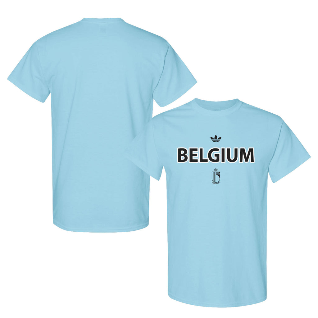 Belgium National Team Inspired T-Shirt – World Cup 2026 Fan Edition - Light Blue