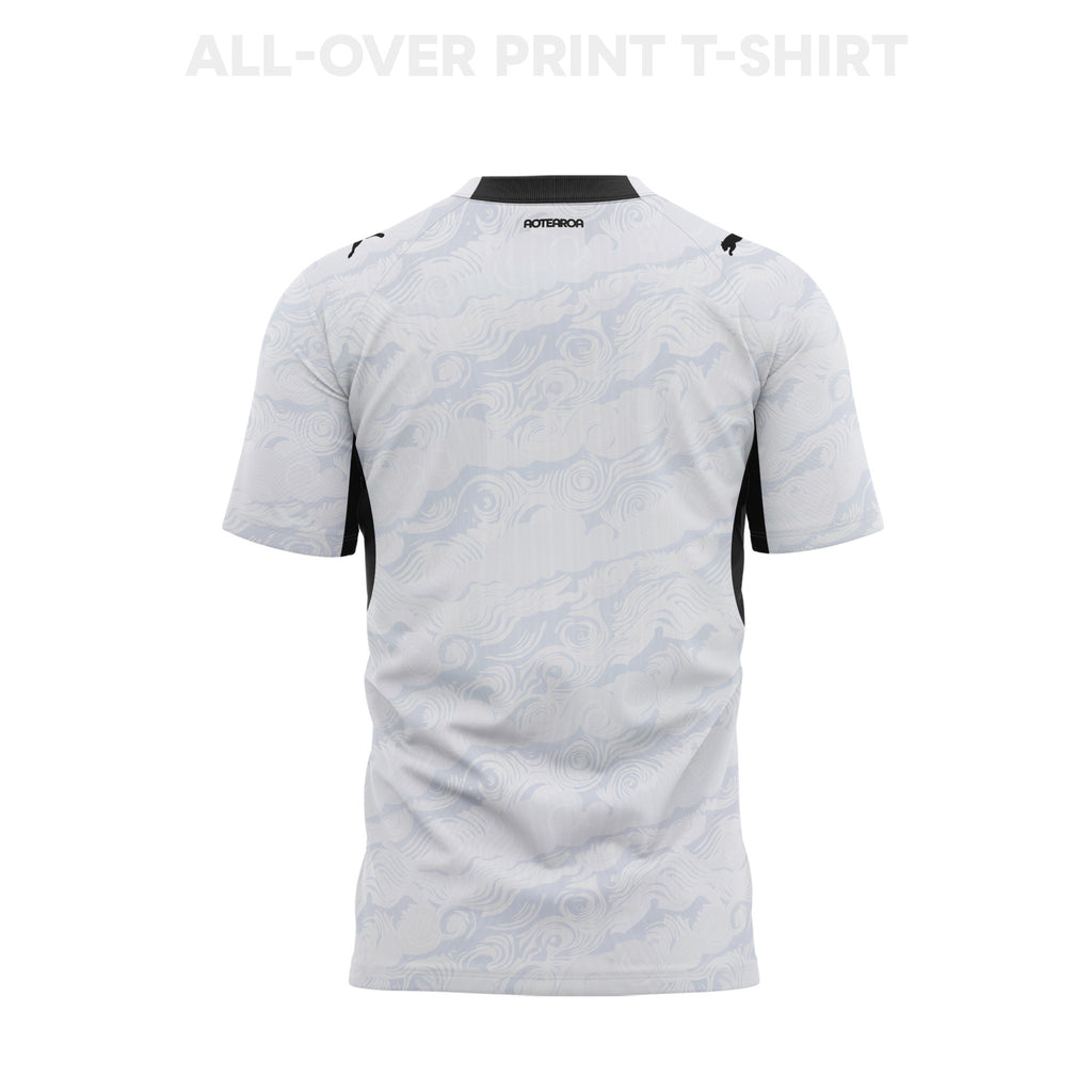 New Zealand 2026 Away 3D T-Shirt Fully Printed – Unisex, White