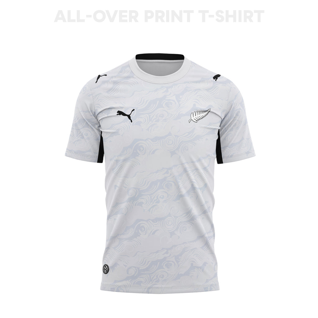 New Zealand 2026 Away 3D T-Shirt Fully Printed – Unisex, White