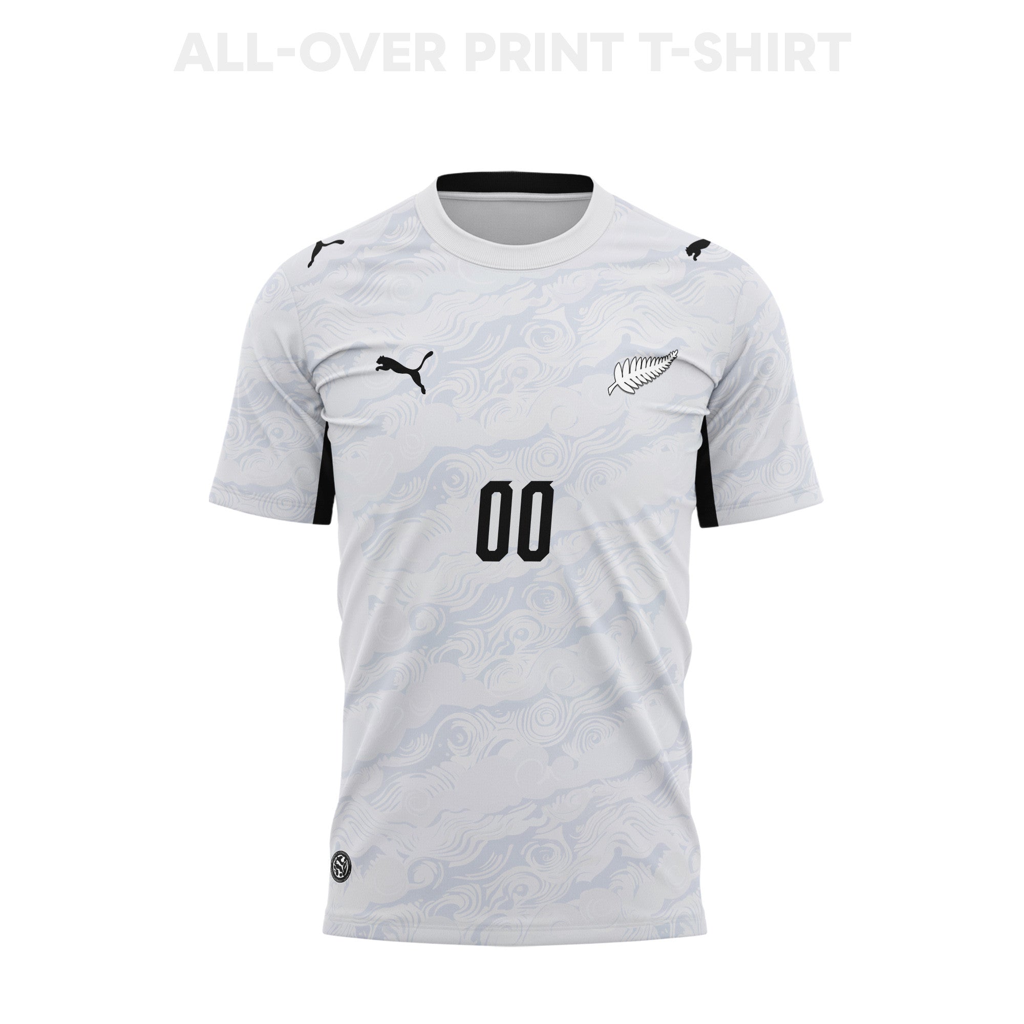 New Zealand 2026 Away 3D T-Shirt Fully Printed – Personalized – Unisex, White
