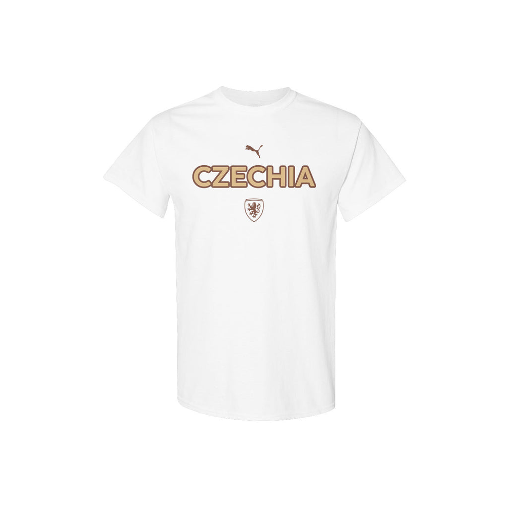 Czechia National Team Inspired T-Shirt – World Cup 2026 Fan Edition - White
