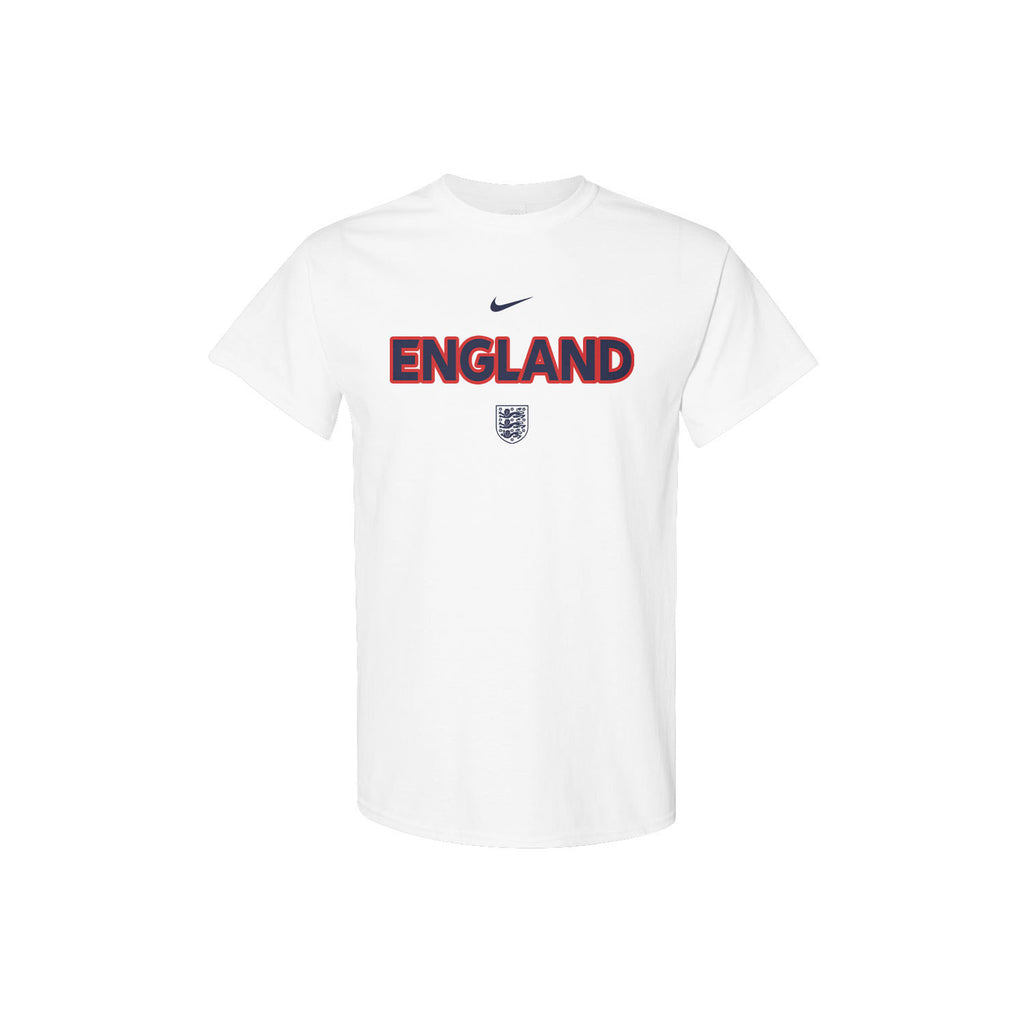 England National Team Inspired T-Shirt – World Cup 2026 Fan Edition - White