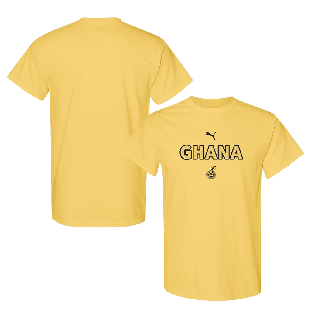 Ghana National Team Inspired T-Shirt – World Cup 2026 Fan Edition - Yellow
