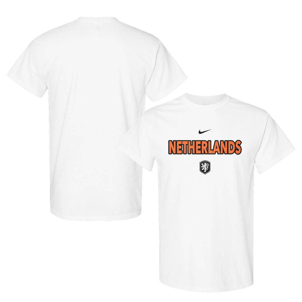 Netherlands National Team Inspired T-Shirt – World Cup 2026 Fan Edition - White