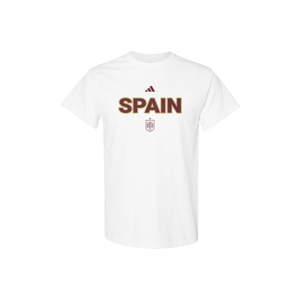 Spain National Team Inspired T-Shirt – World Cup 2026 Fan Edition - White