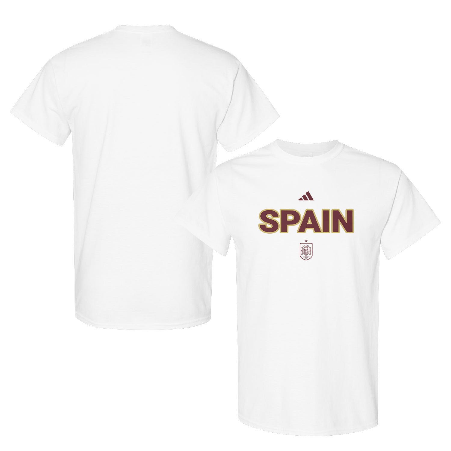Spain National Team Inspired T-Shirt – World Cup 2026 Fan Edition - White