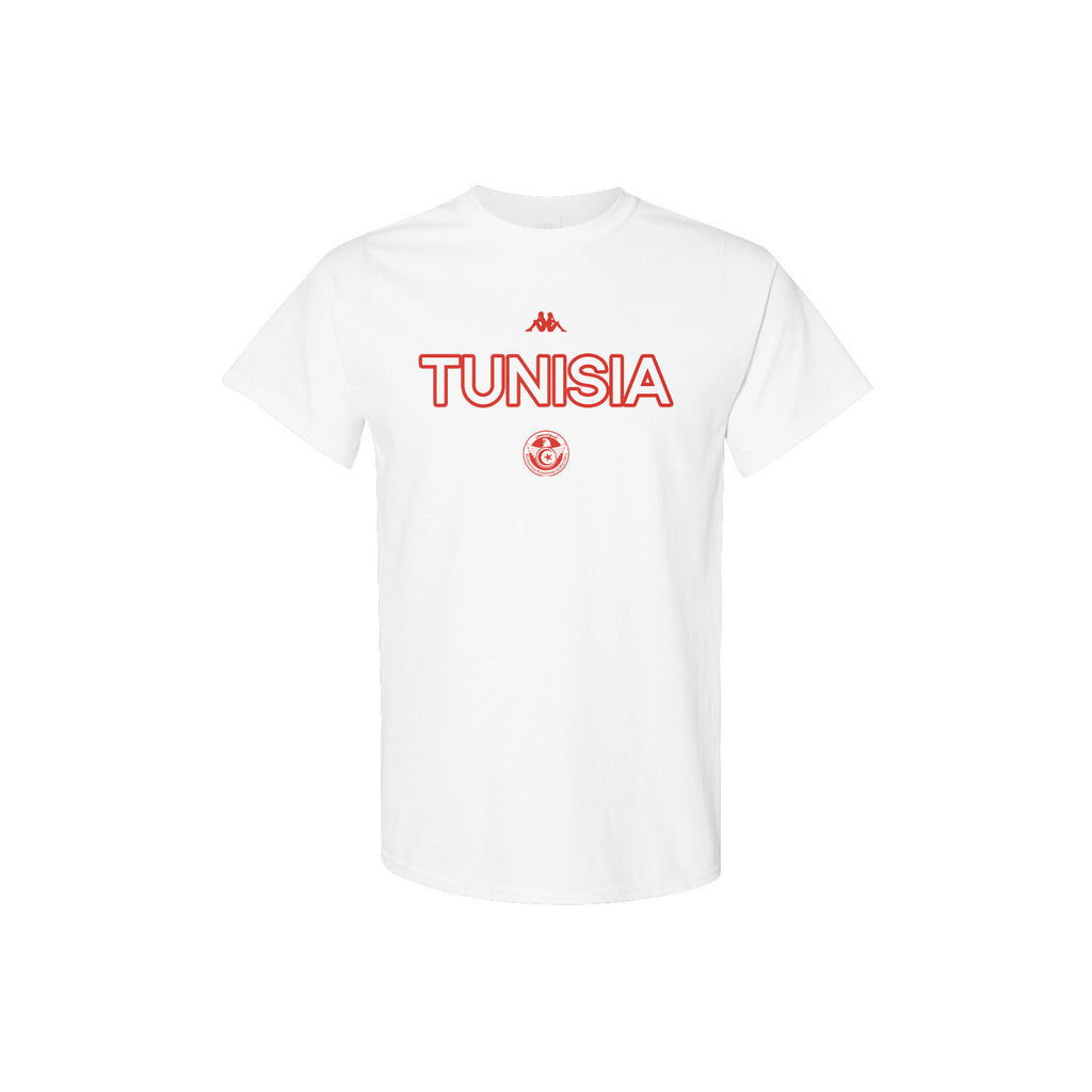 Tunisia National Team Inspired T-Shirt – World Cup 2026 Fan Edition - White