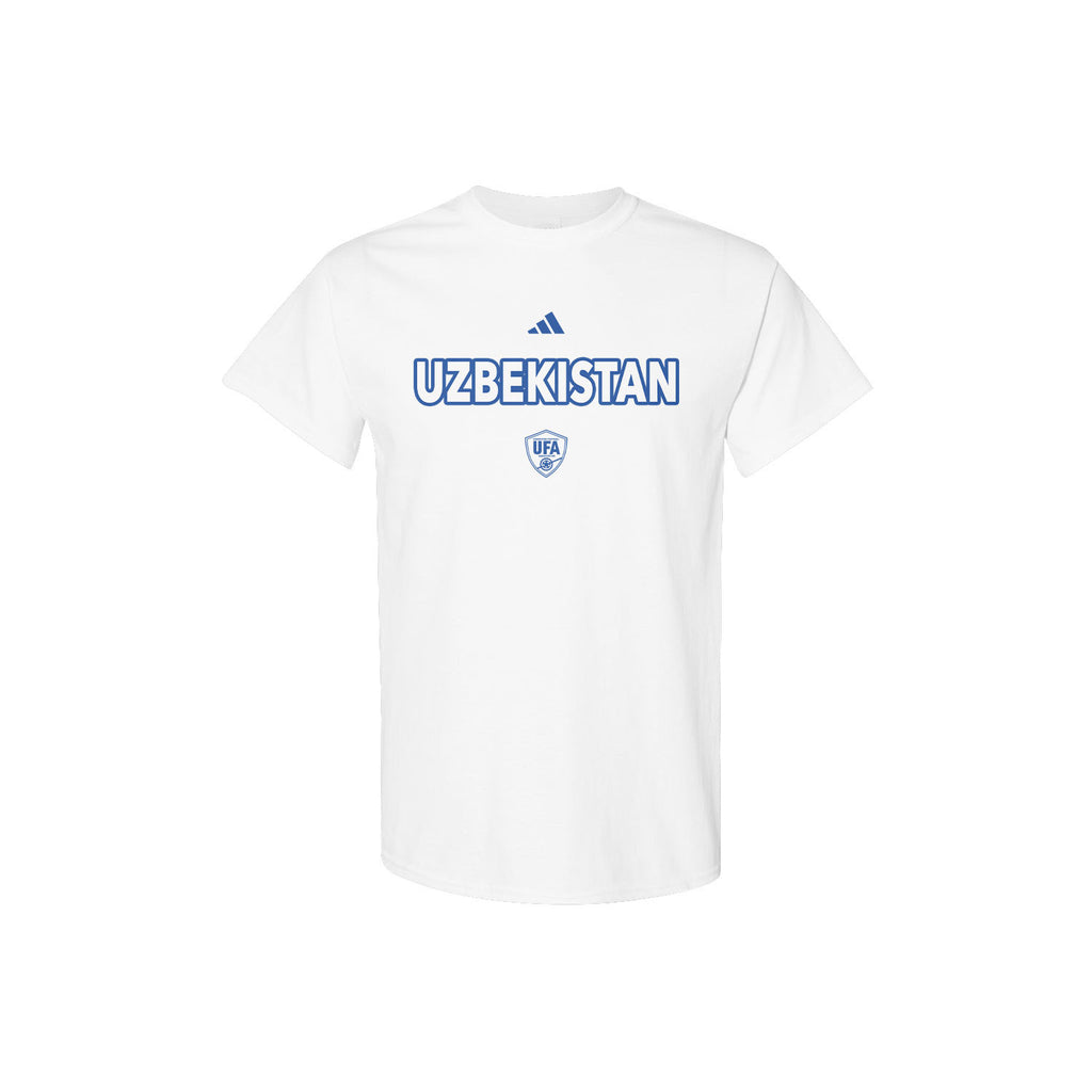 Uzbekistan National Team Inspired T-Shirt – World Cup 2026 Fan Edition - White