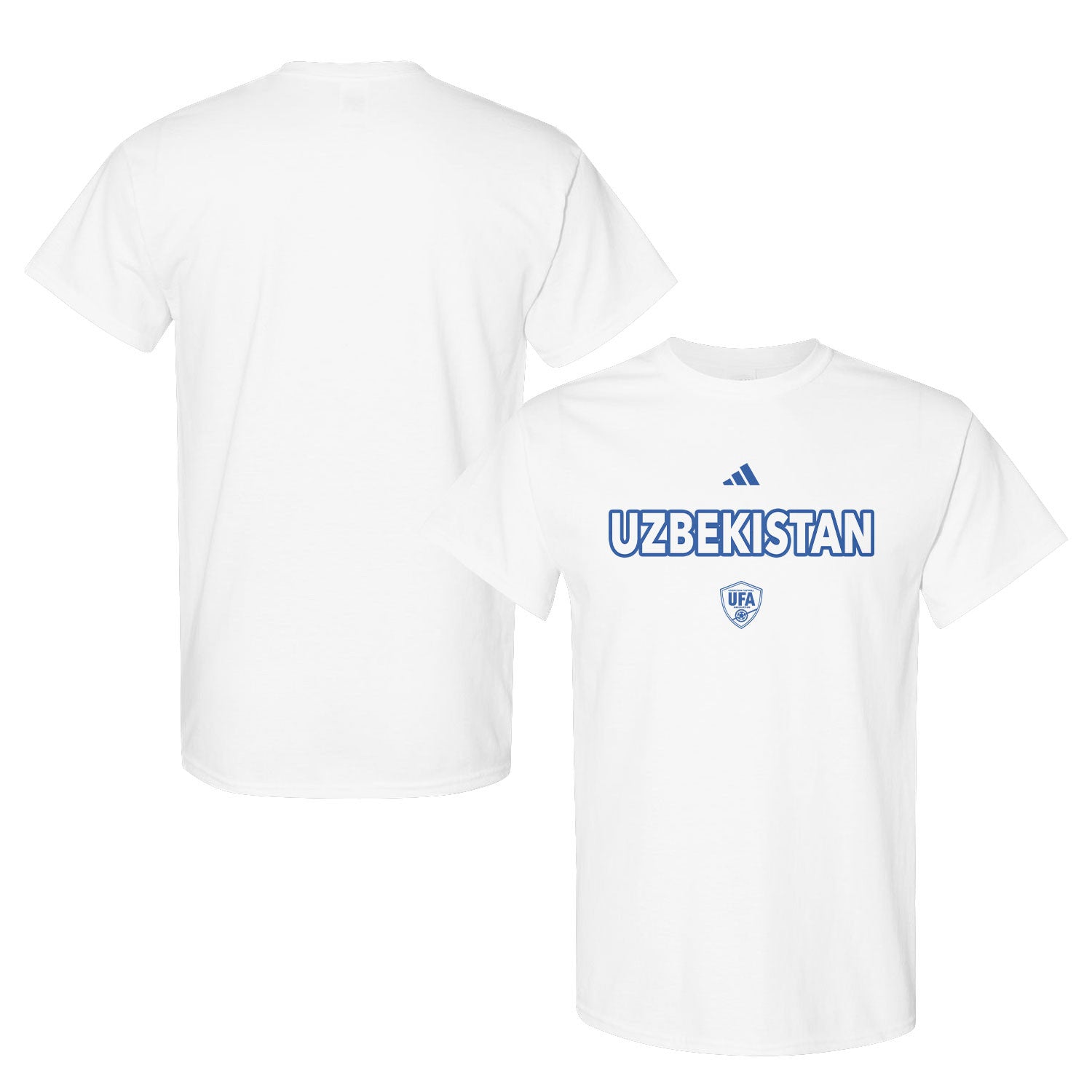 Uzbekistan National Team Inspired T-Shirt – World Cup 2026 Fan Edition - White