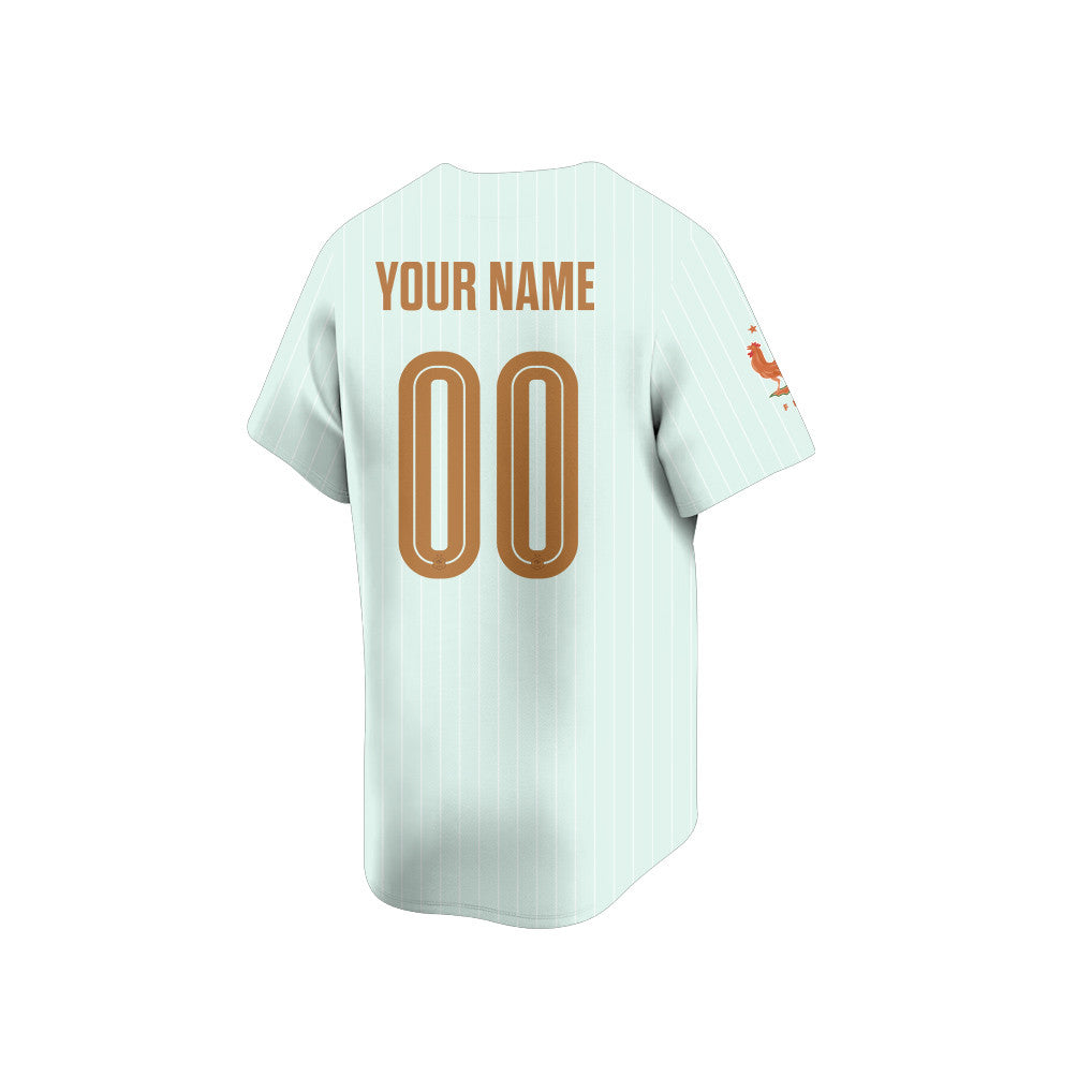 France 2026 Inspired Retro Soccer Baseball Jersey – Personalized Full Print