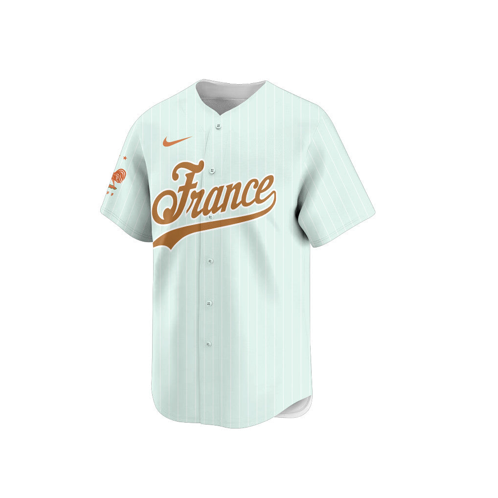 France 2026 Inspired Retro Soccer Baseball Jersey – Personalized Full Print