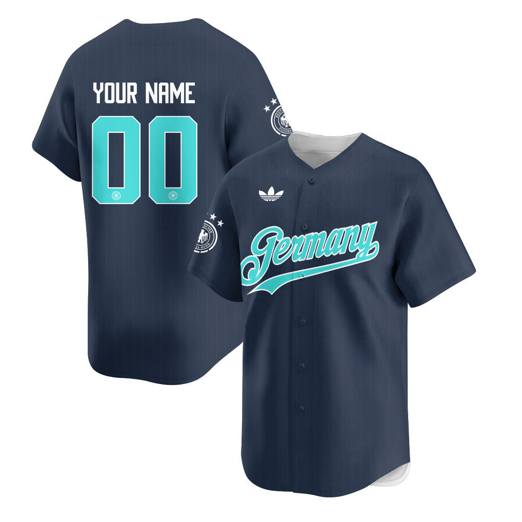 Germany 2026 Inspired Retro Soccer Baseball Jersey – Personalized Full Print