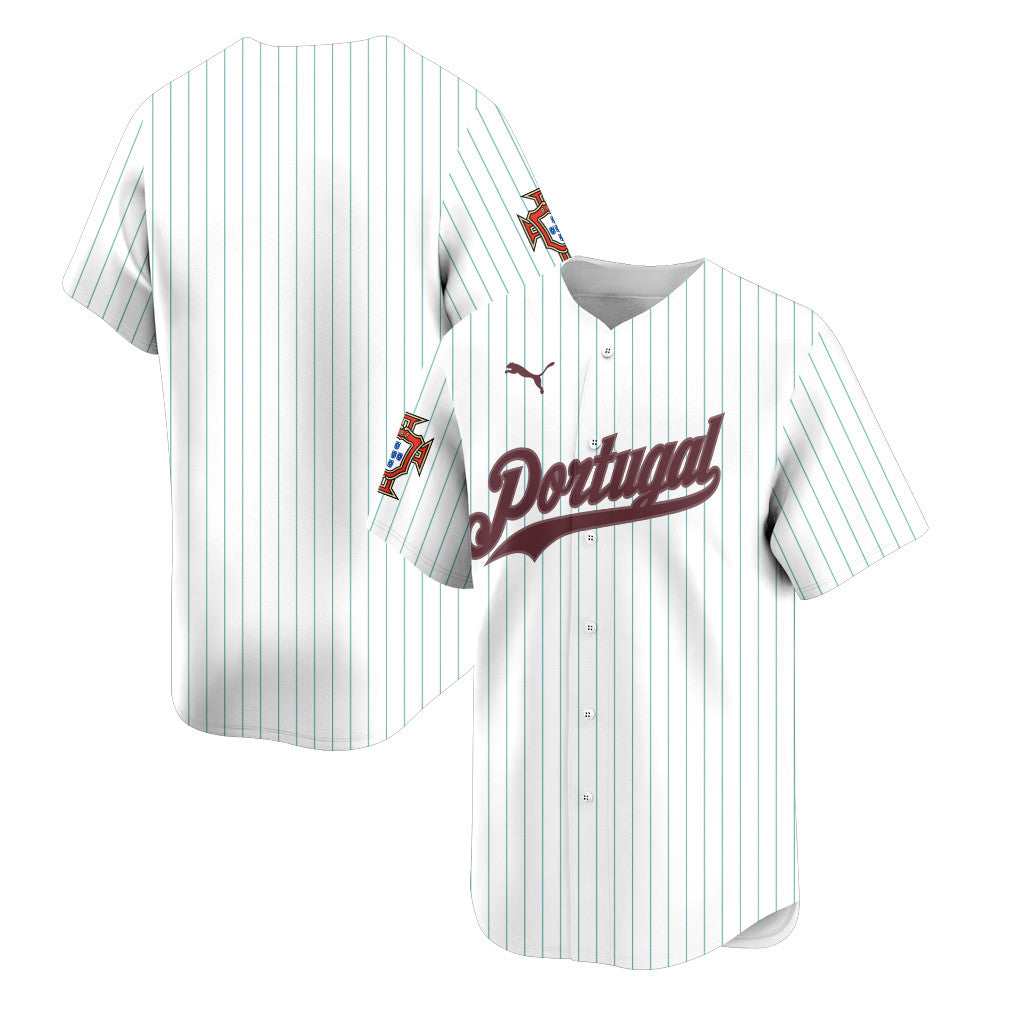 Portugal 2026 Inspired Retro Soccer Baseball Jersey – Full Print