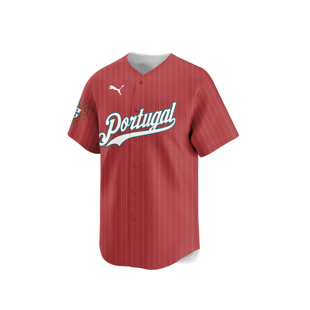 Portugal 2026 Inspired Retro Soccer Baseball Jersey – Full Print