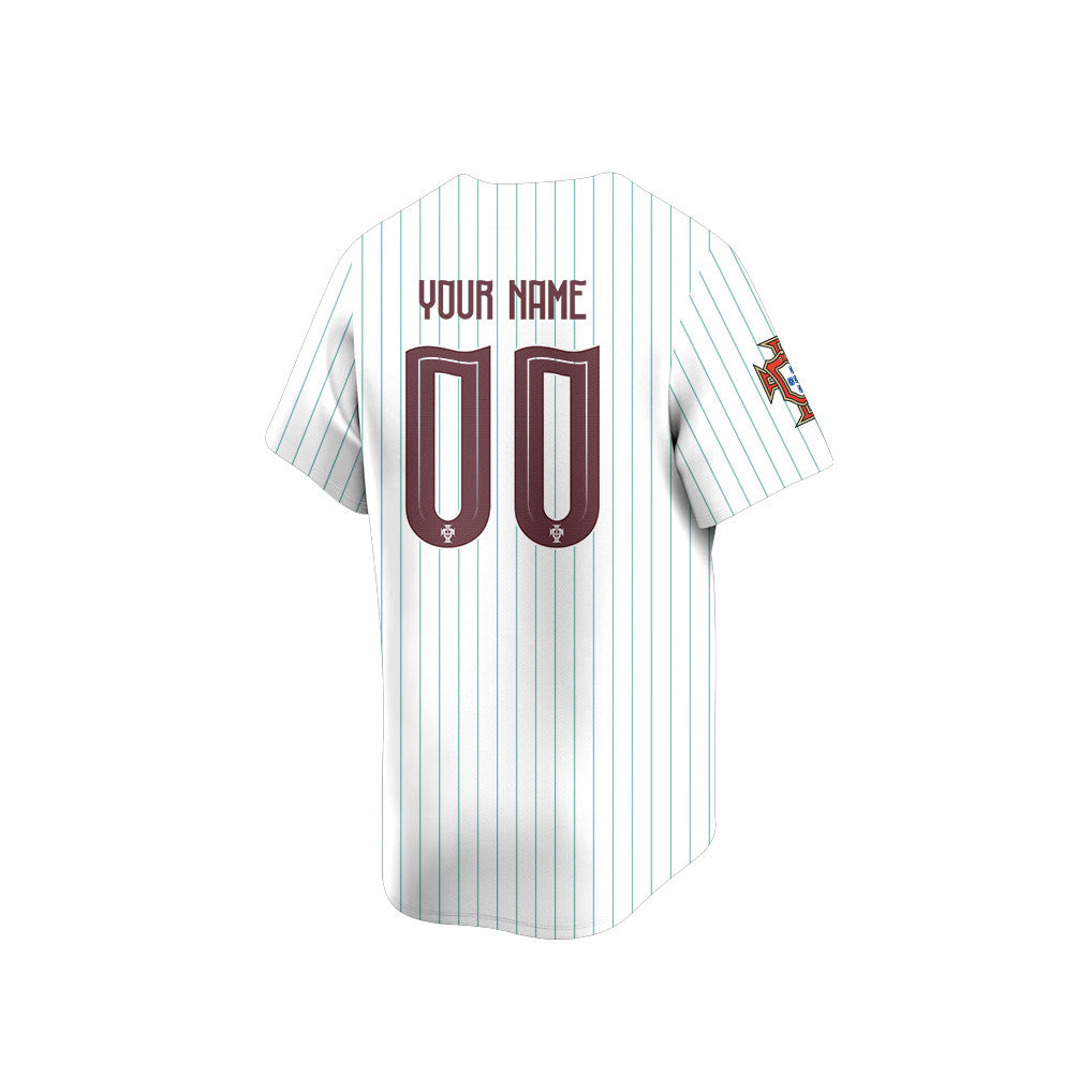 Portugal 2026 Inspired Retro Soccer Baseball Jersey – Personalized Full Print