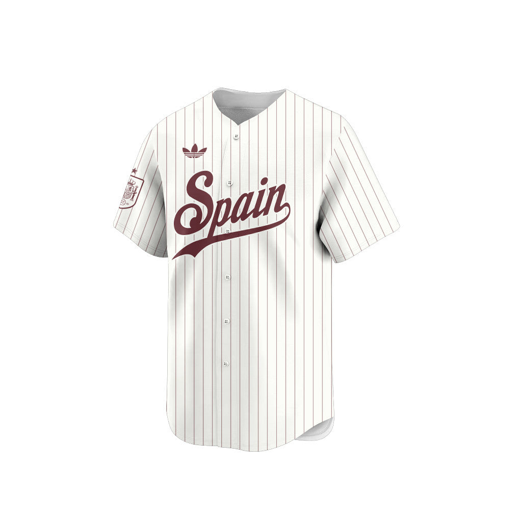 Spain 2026 Inspired Retro Soccer Baseball Jersey – Personalized Full Print