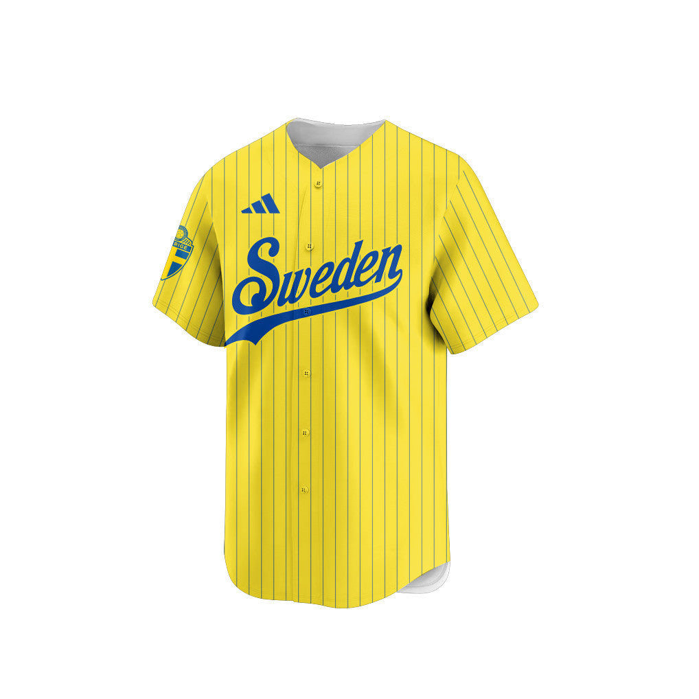 Sweden 2026 Inspired Retro Soccer Baseball Jersey – Full Print