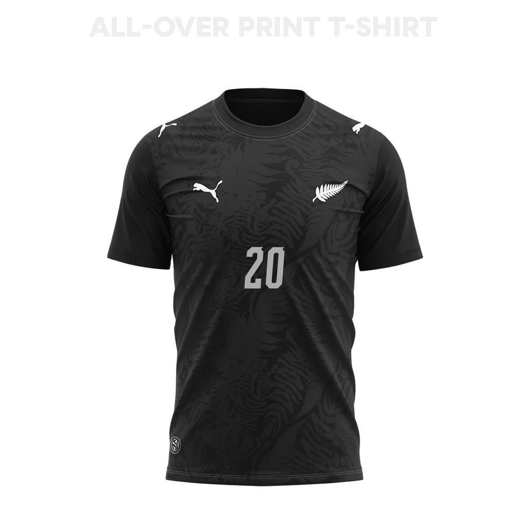 Callum McCowatt 20 New Zealand 2026 Home 3D T-Shirt Fully Printed – Unisex, Black