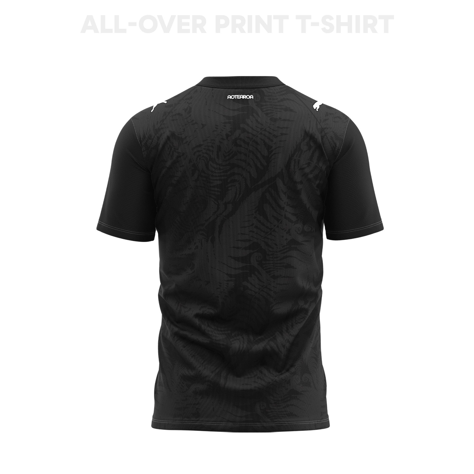 New Zealand 2026 Home 3D T-Shirt Fully Printed – Unisex, Black