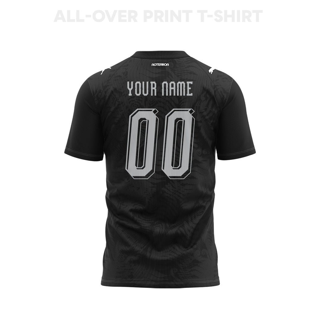 New Zealand 2026 Home 3D T-Shirt Fully Printed – Personalized – Unisex, Black