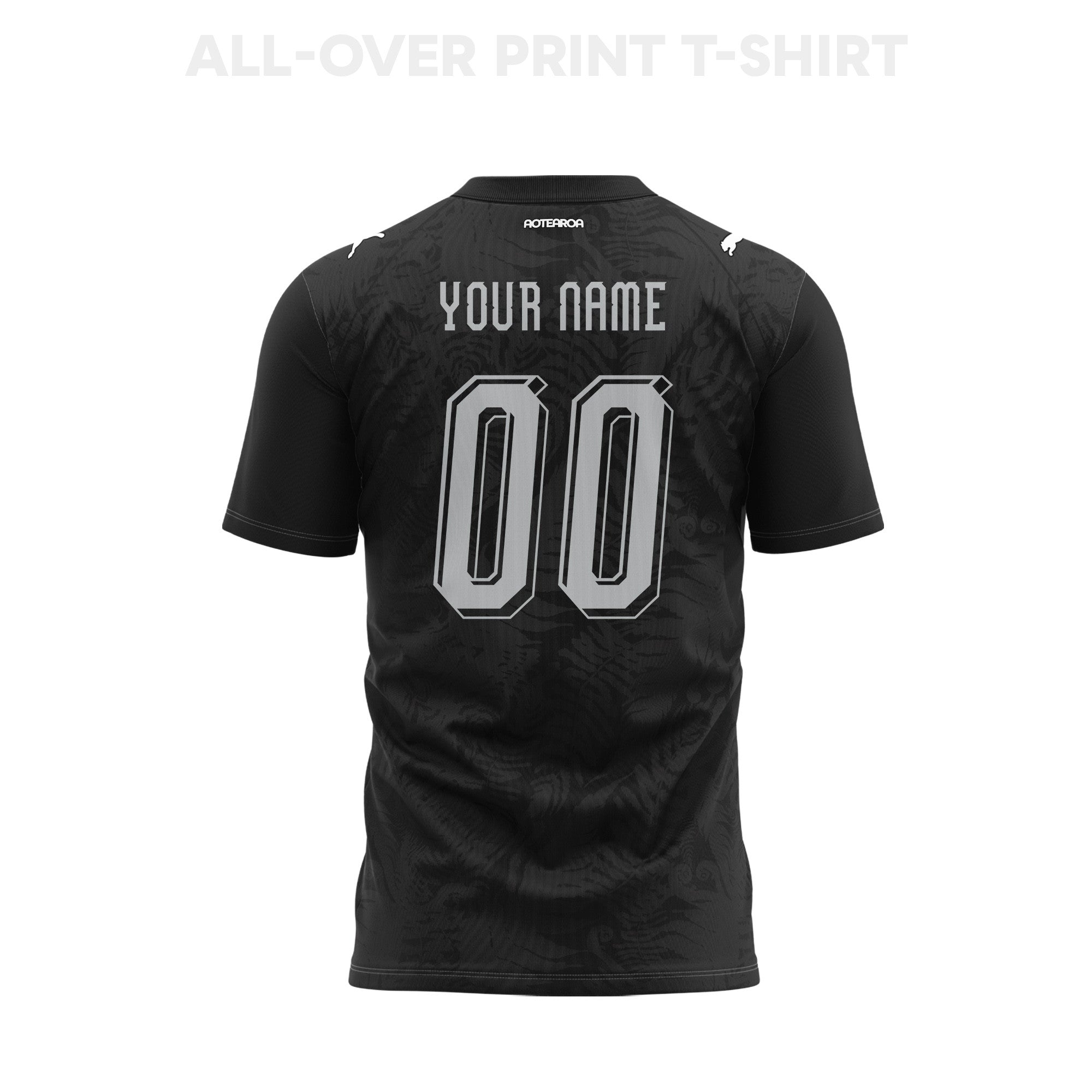 New Zealand 2026 Home 3D T-Shirt Fully Printed – Personalized – Unisex, Black