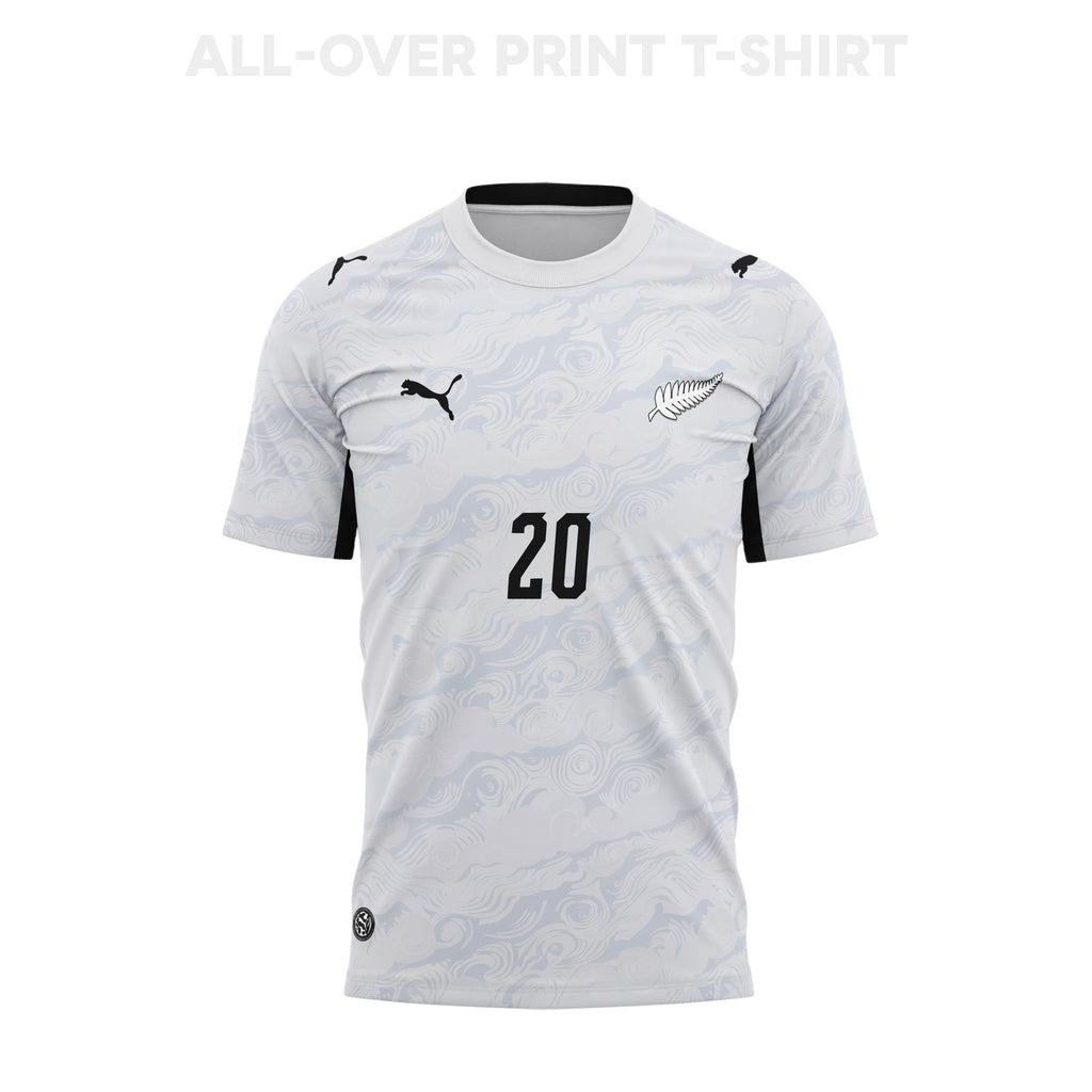 Callum McCowatt 20 Youth New Zealand 2026 Away 3D T-shirt Fully Printed – White