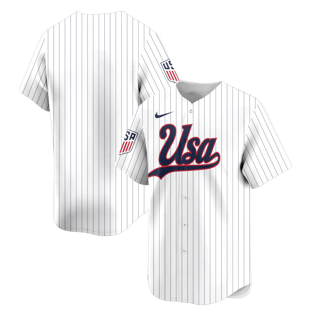USA 2026 Inspired Retro Soccer Baseball Jersey – Full Print